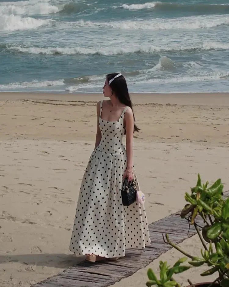 Martha Polka Dot Midi Dress