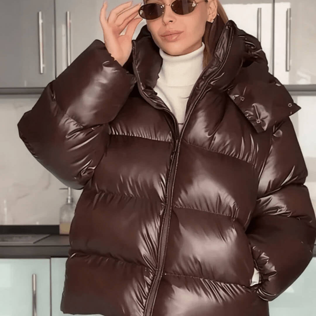Chaqueta acolchada Davina con capucha