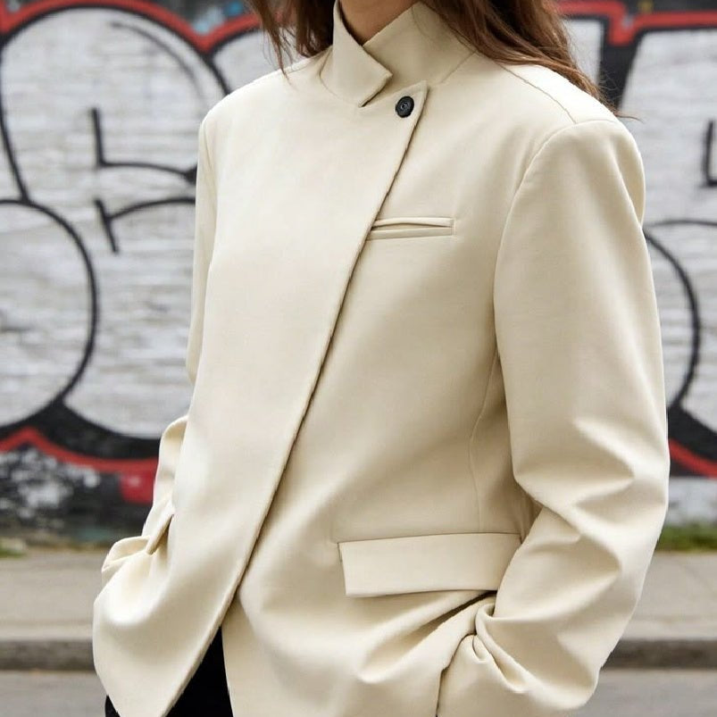 SOKYND Annie Vintage Asymmetric Blazer JacketSOKYND-119575-IVO-XS-76375IvoryXS