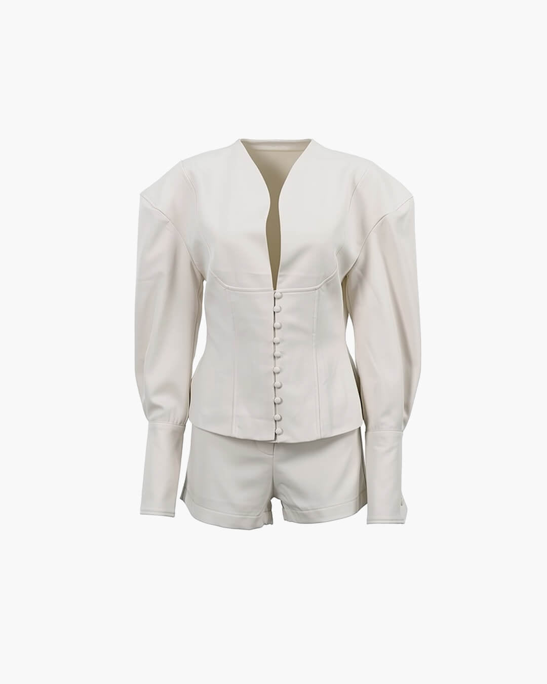 SOKYND Ashley Cinched-Waist Blazer Shorts Set