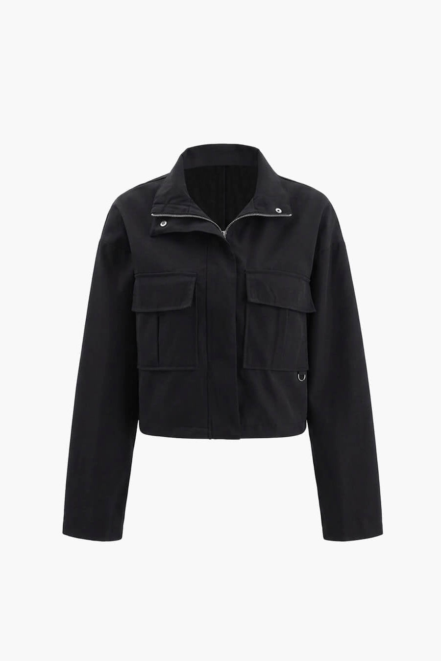 SOKYND Bridget Slouchy Cropped Jacket JacketSOKYND-313879-BLA-XS-53111BlackXS