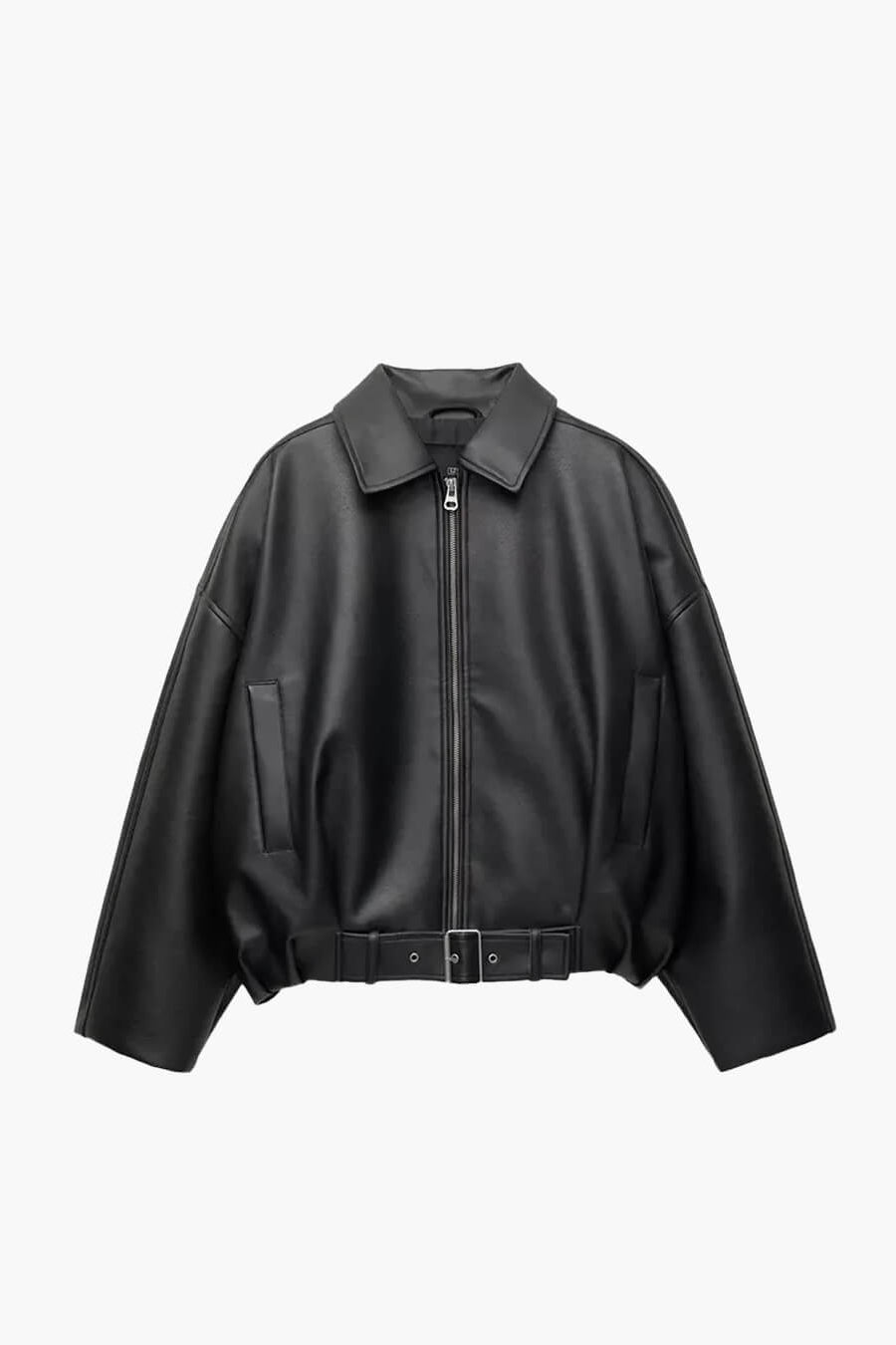 SOKYND Carlotta Vegan Leather Jacket Coats & Jacketsat1767625273842264667BlackS