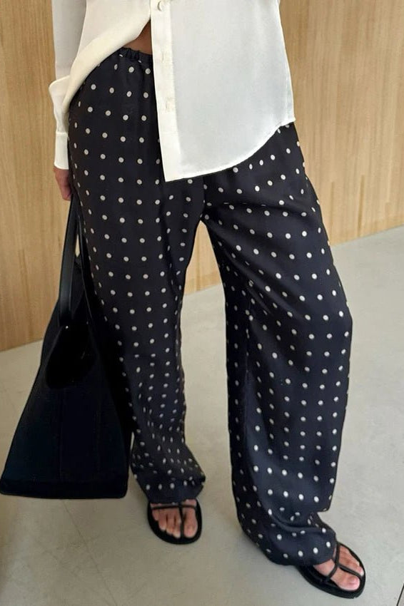 SOKYND Catalina Polka Dot Satin Pants BottomsSOKYND-829527-S-OS-64791S
