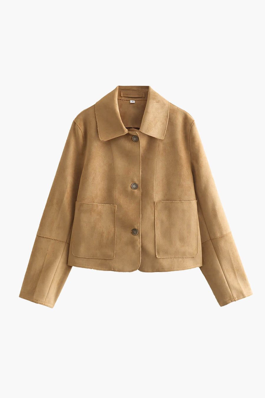 SOKYND Edie Faux Suede Cropped Jacket JacketSOKYND-211159-M-OS-85623M