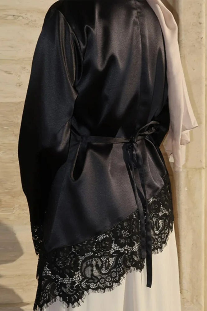 SOKYND Elara Asymmetrical Long Sleeve Lace Hem Top Tops1005011565176581-;RQ1772479400689700649WhiteS