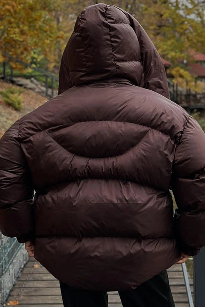 SOKYND Emilia Hooded Puffer Jacket JacketSOKYND-956119-BRO-XXL-28471BrownXXL