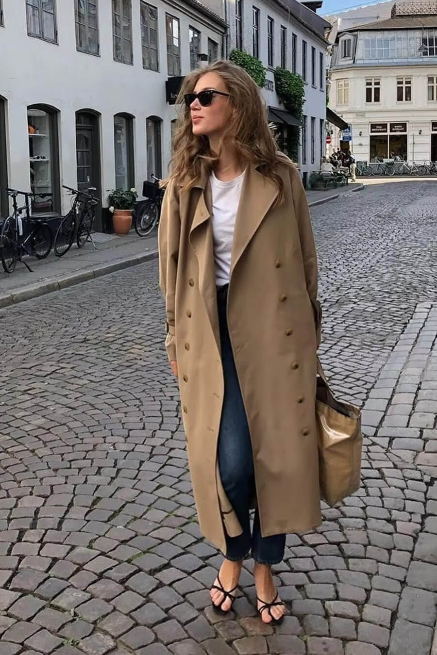 SOKYND Esther Classic Double Breasted Trench Coat CoatSOKYND-187735-BEI-M-65559BeigeM