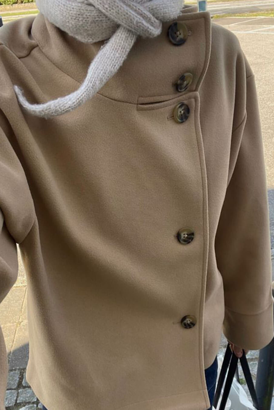 SOKYND Ezra elegant Jacket with Stand Collar Coats & JacketsOd1767356248734837451BeigeS