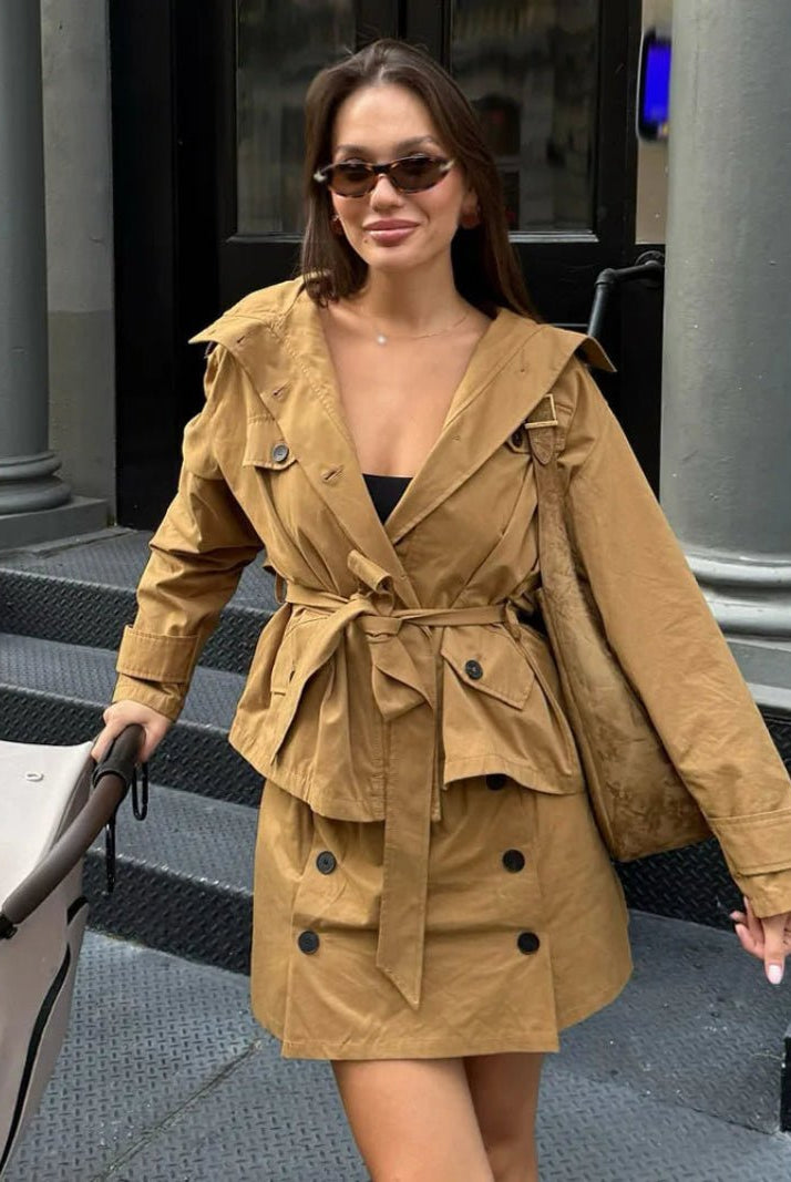SOKYND Kate High Collar Belted Jacket Skort Set Matching SetsSOKYND-495831-JAC-XS-41271JacketXS
