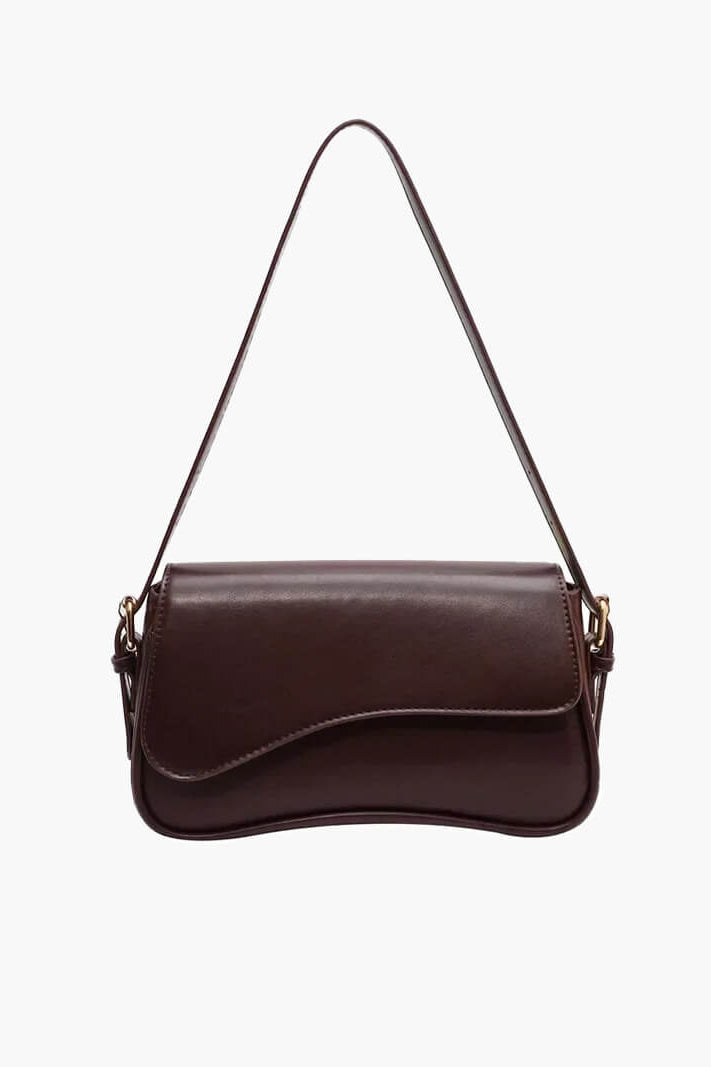SOKYND Lara Shoulder Saddle Bag BagDark BrownRegular