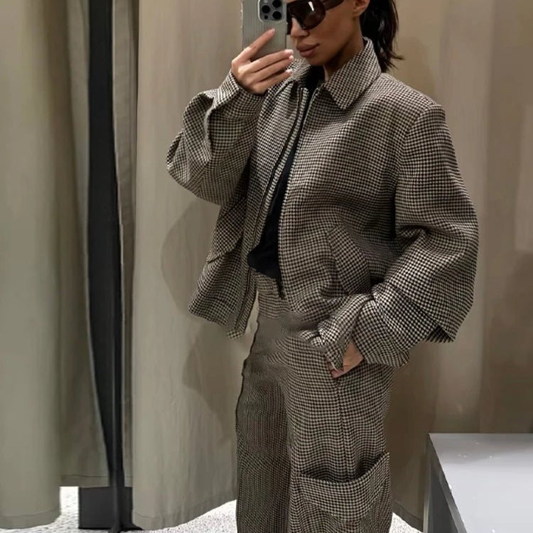 SOKYND Layla Houndstooth Padded Suit Set JacketSOKYND-935063-JAC-XS-59191JacketXS