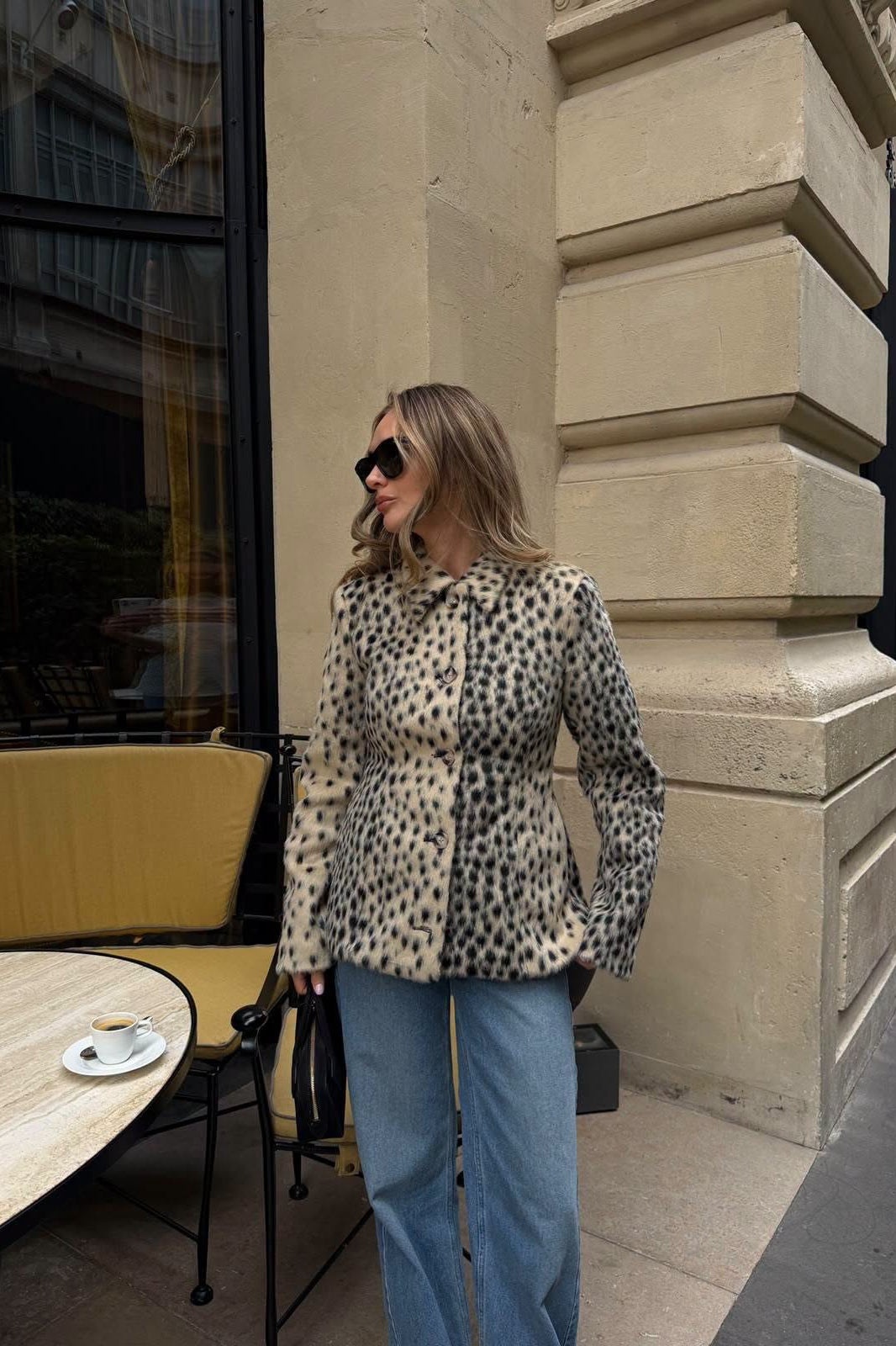 SOKYND Linda Leopard Faux Fur Lapel Coat CoatSOKYND-680727-S-OS-06391S