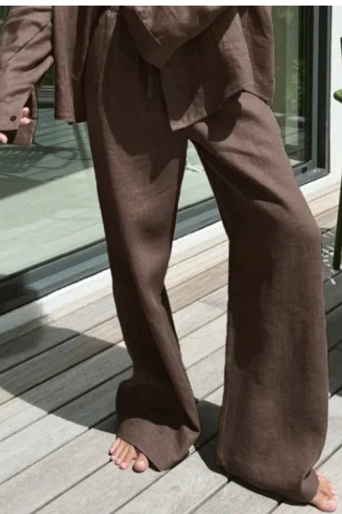 SOKYND Mabel Wide Leg Linen Pants BottomsSOKYND-970775-NAV-S-54423NavyS