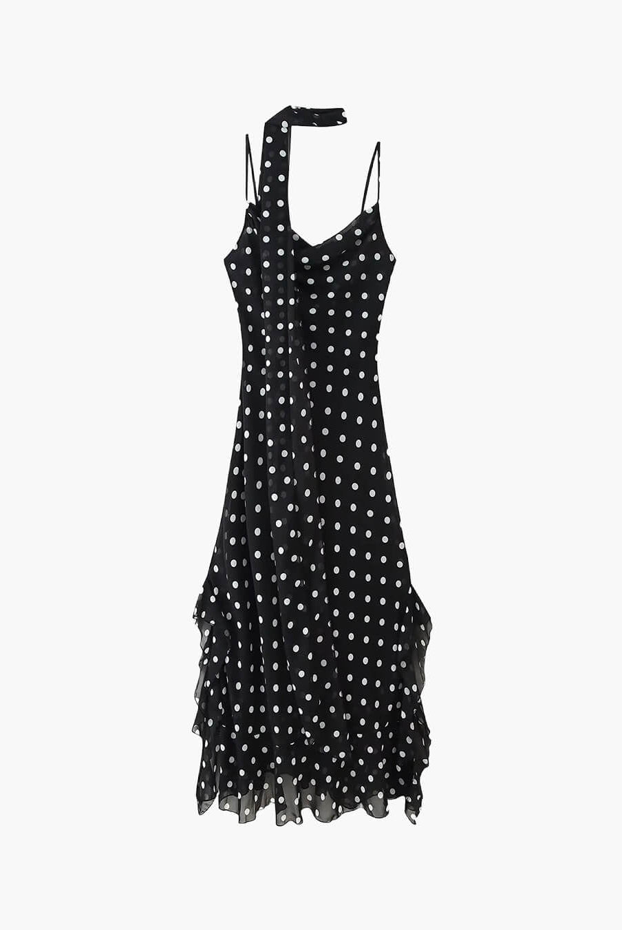 SOKYND Maica Polka Dot Maxi Dress DressXS