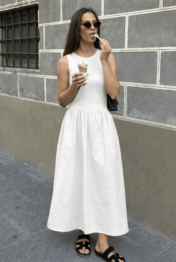 SOKYND Margot Sleeveless Summer Dress DressSOKYND-031319-BEI-S-30263BeigeS