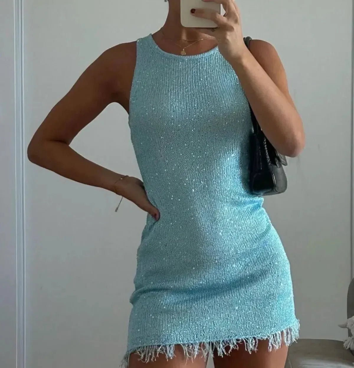 SOKYND Mila Sheer Sleeveless Mini Dress DressSOKYND-251095-LIG-S-77271Light BlueS