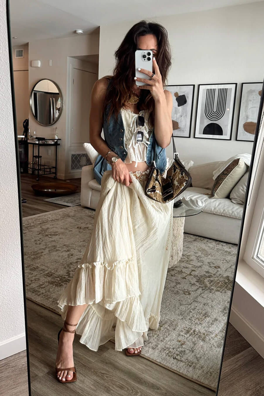 SOKYND Monica Ruched Cami Maxi Skirt Set DressSOKYND-968919-SKI-XS-65879SkirtXS