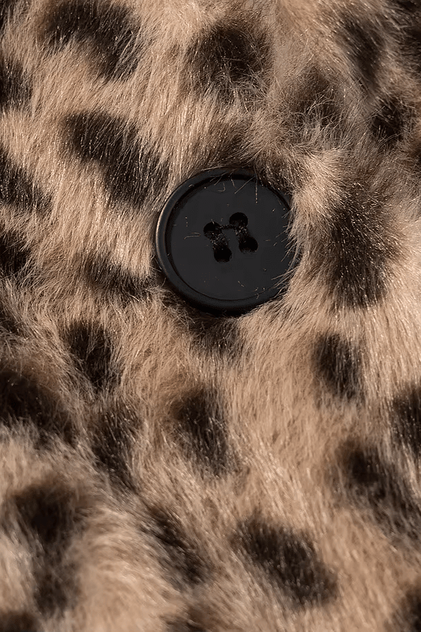 SOKYND Rose Leopard Faux Fur Cropped Jacket JacketSOKYND-698967-S-OS-47991S
