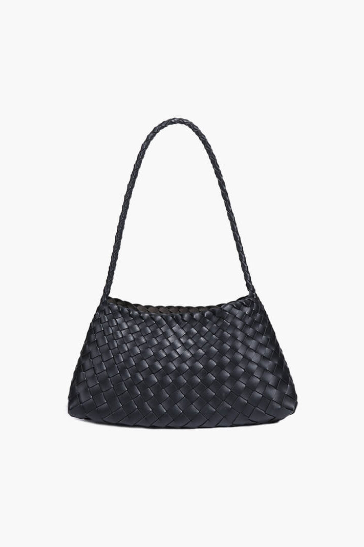 SOKYND Sarah Vegan Leather Woven Bag Small BagSOKYND-220119-BLA-S-09591BlackSmall