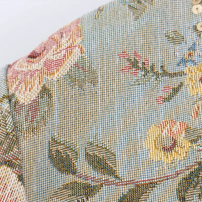 Lily Vintage Jacquard Cropped Jacket