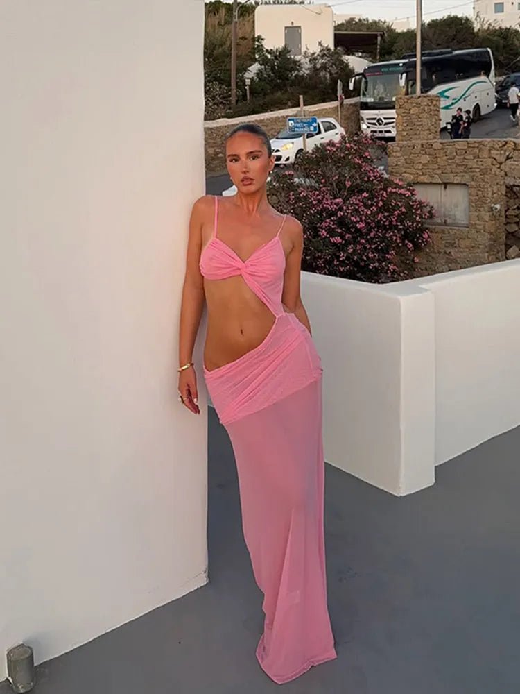 Sienna Twist Cut Out Maxi Dress