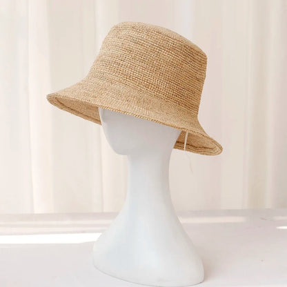 Madison Raffia Bucket Hat