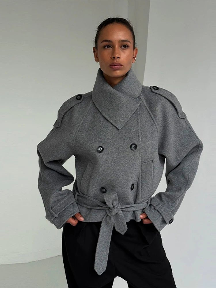 Mary High Collared Coat