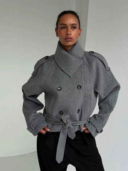 Mary High Collared Coat