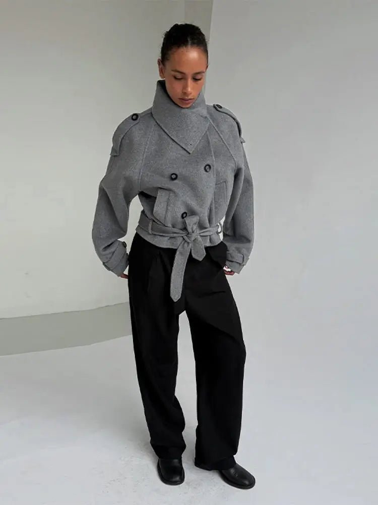 Mary High Collared Coat