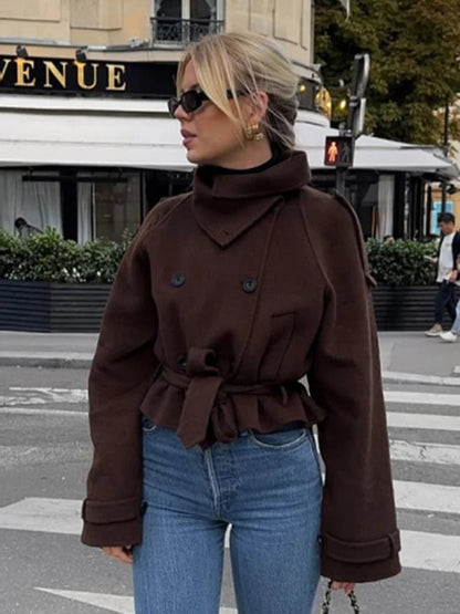 Mary High Collared Coat
