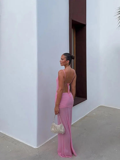 Sienna Twist Cut Out Maxi Dress