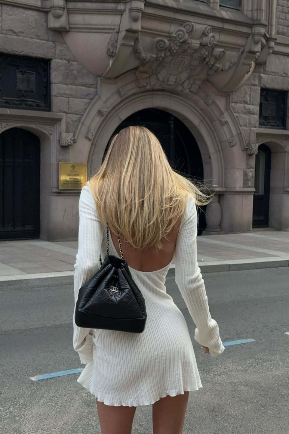 Mila Open Back Mini Dress