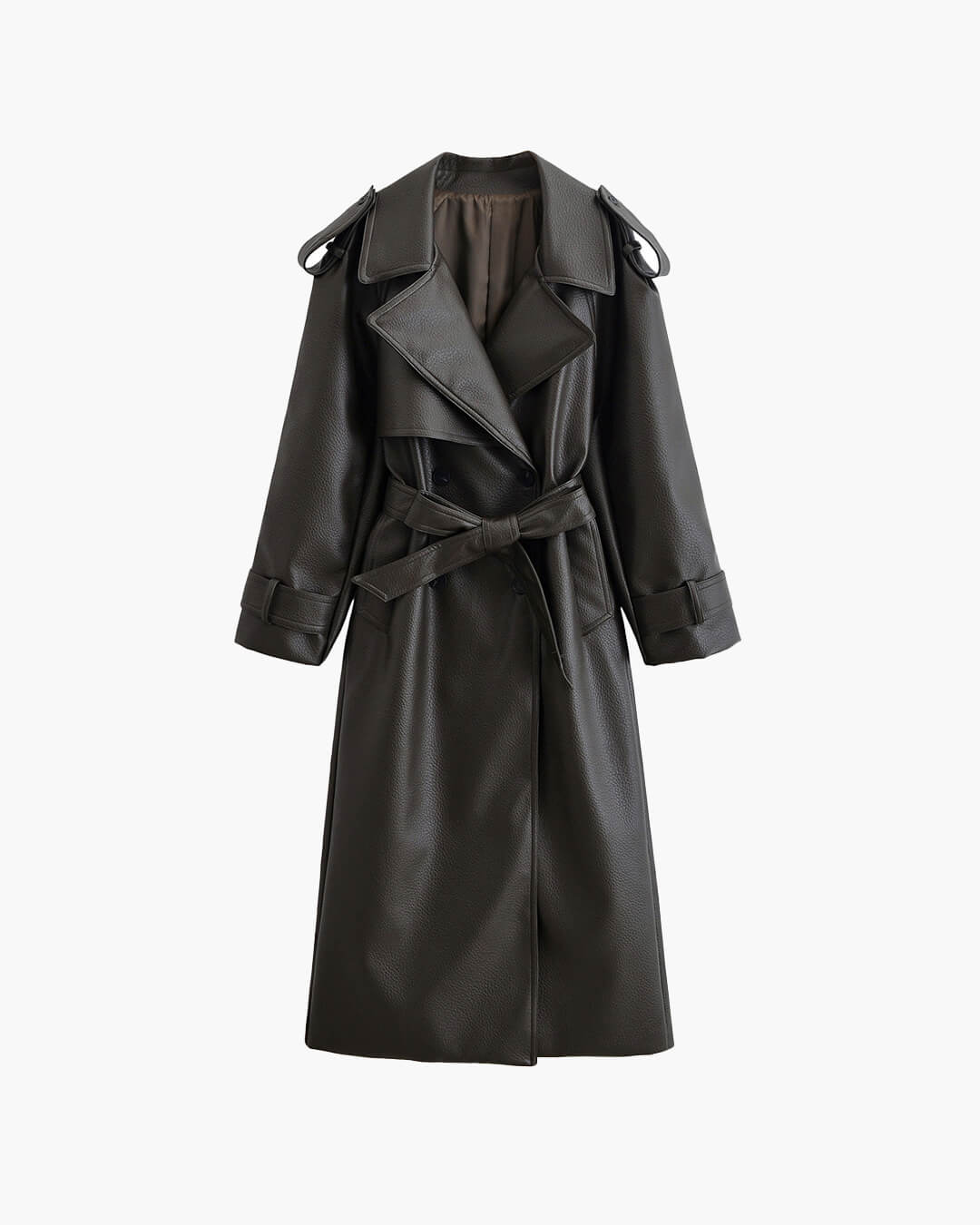 Kelly Long Leather Moto Jacket
