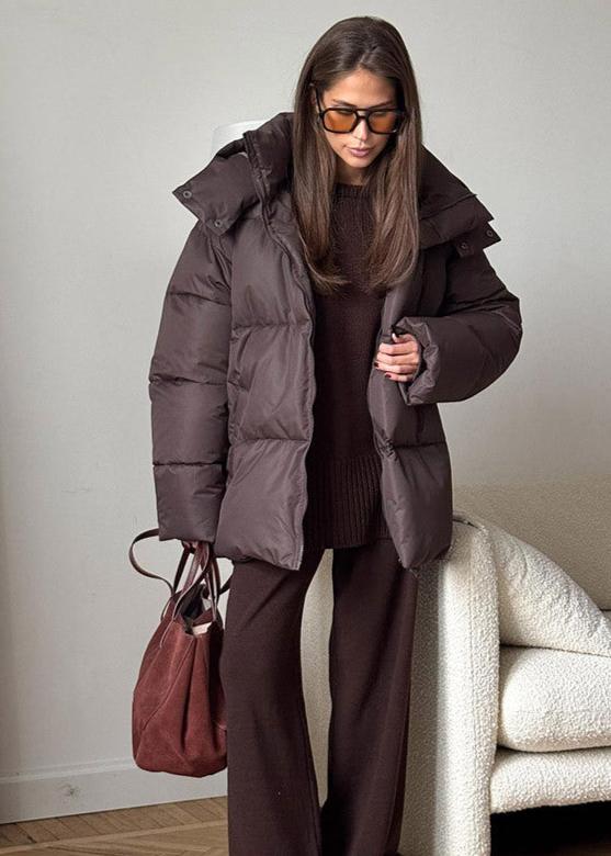 Lola Oversized Puffer Jacket with Detachable Hood
