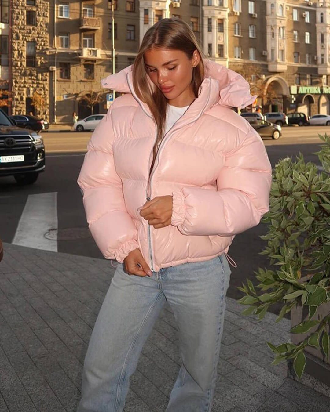 Chaqueta acolchada Davina con capucha