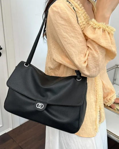 Zoe Buckle Flap Shoulder Bag