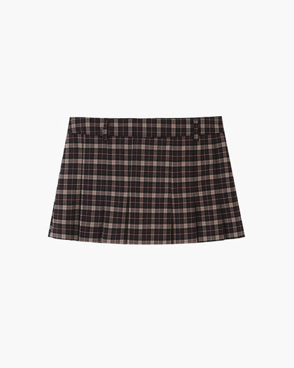 Eva Checked Jacket & Skirt Set