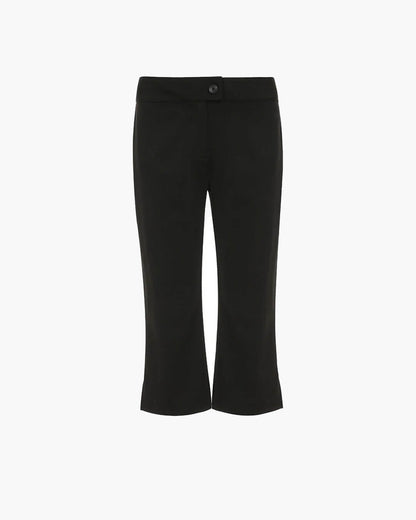 Xanthe Black Capri Activewear Pants