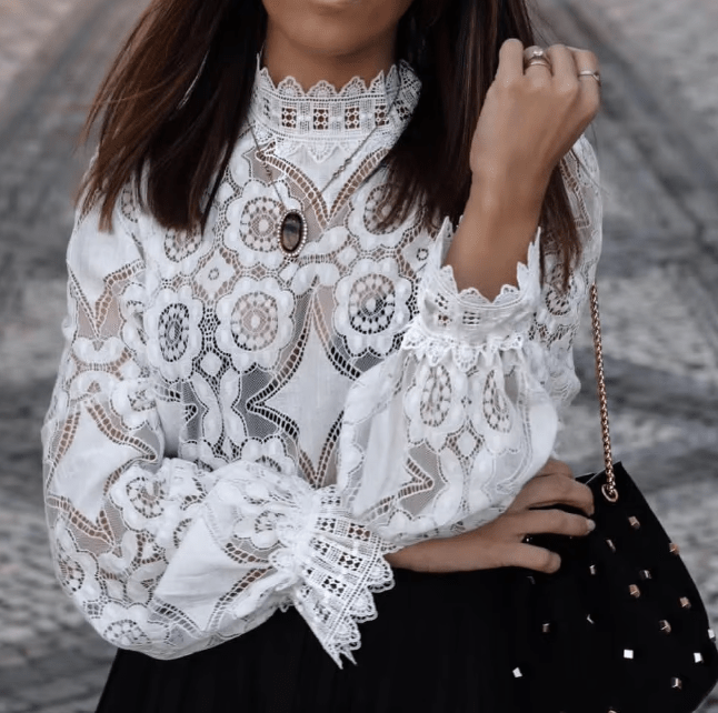 SOKYND Andy Long Sleeve Sheer Lace Top TopsyT1773141022777151867WhiteXS