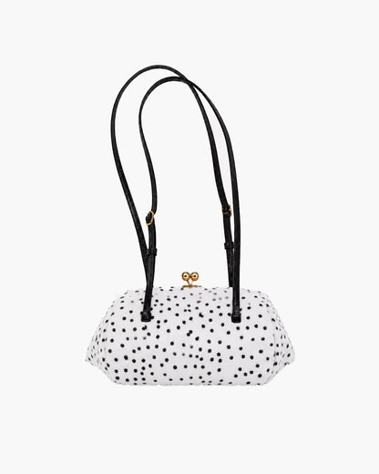 SOKYND Anna Cheetah Faux Fur Shoulder Bag BagSOKYND-427991-WHI-28-00503White28x13x12cm