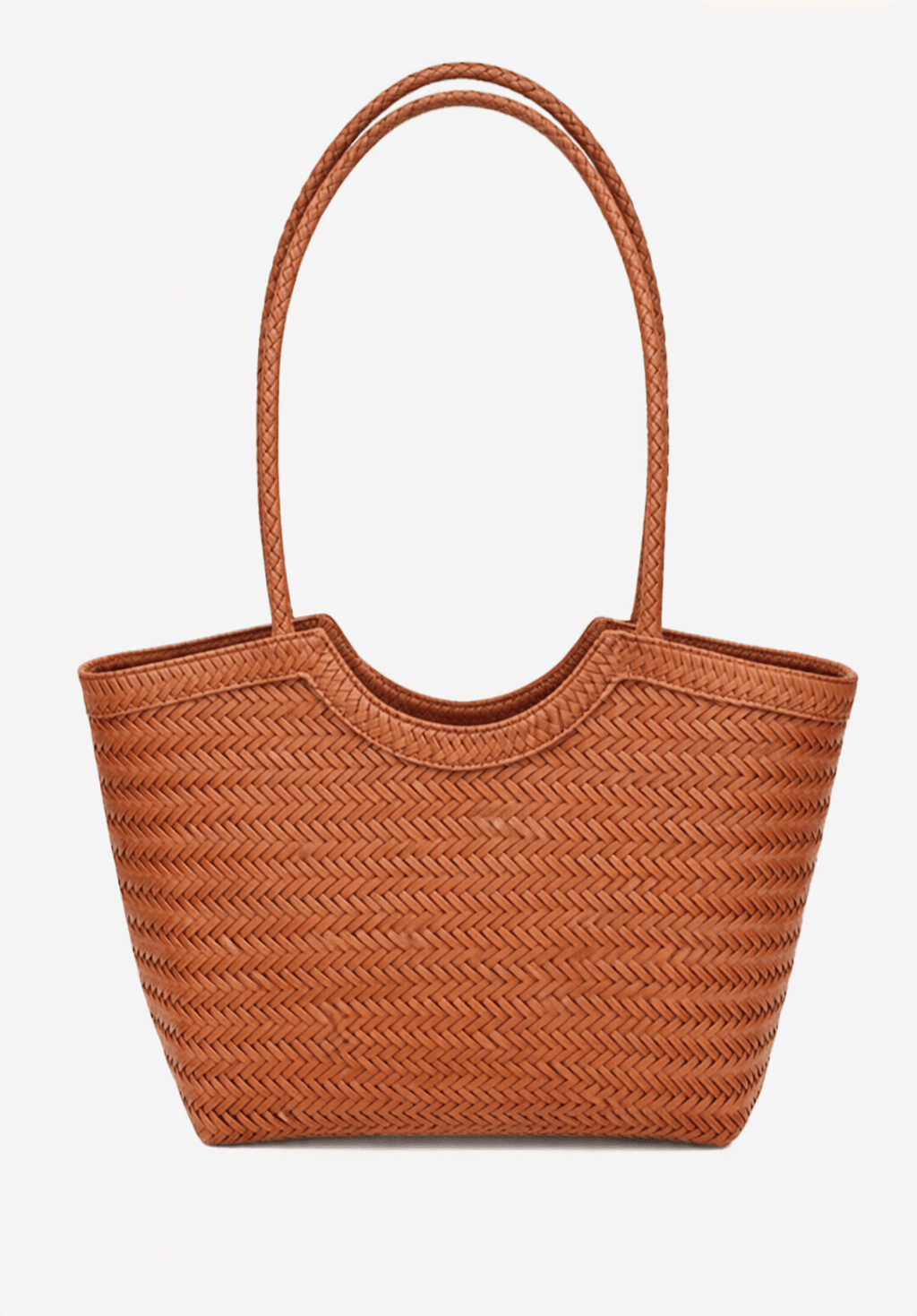 SOKYND Anna Woven Faux Leather Bag BagsKa1774219786661686386Light BrownRegular