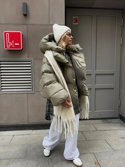 SOKYND Bettina Puffer Jacket Coats & JacketsOd1767625273841949895Army GreenS