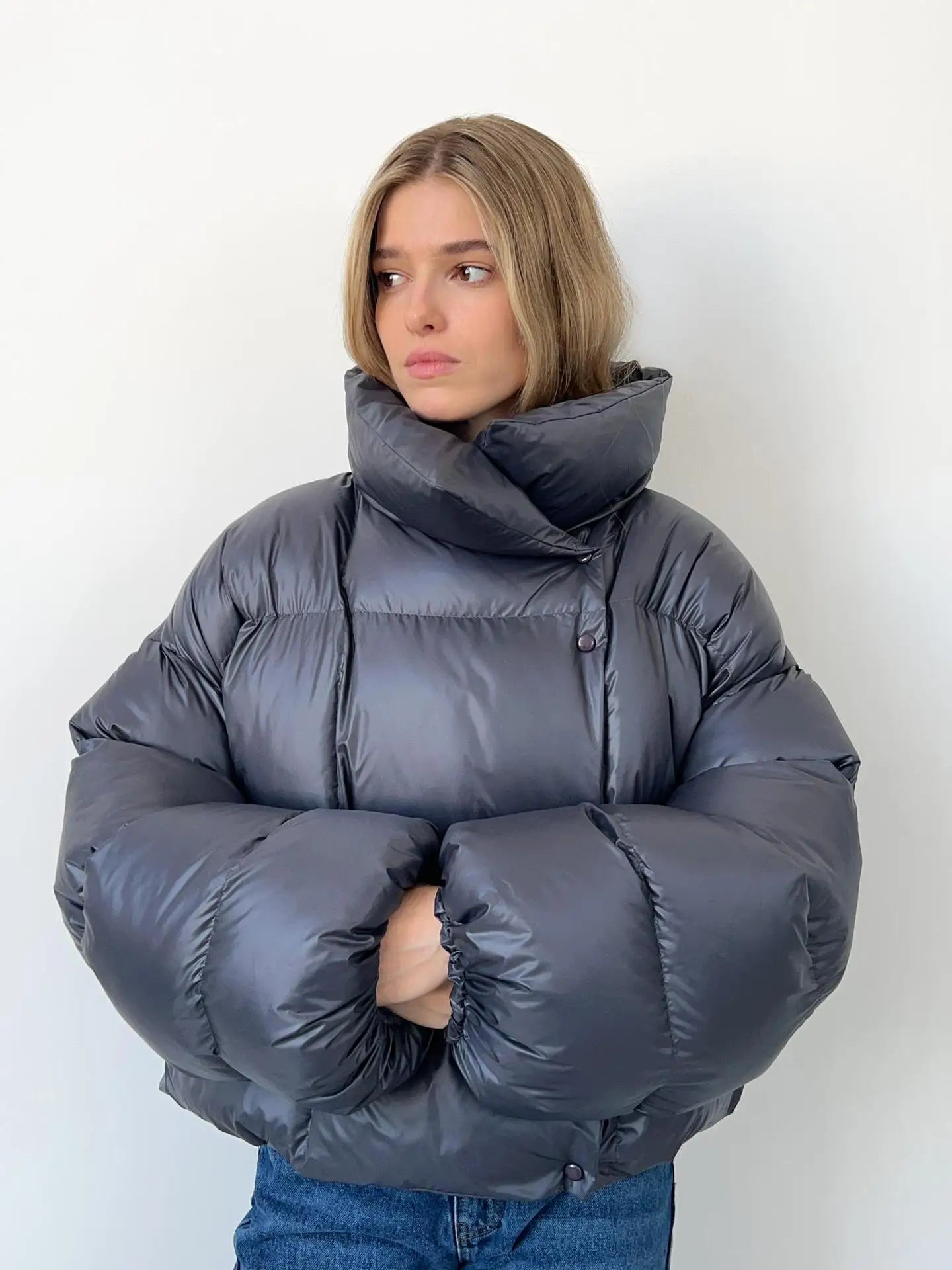 SOKYND Bettina Puffer Jacket Coats & JacketsFj1767625273841336818NavyS