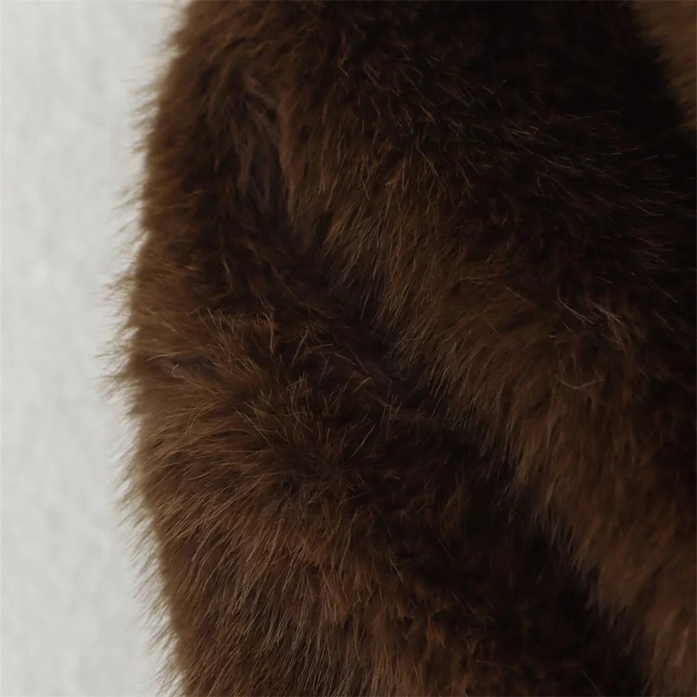 SOKYND Brittany Faux Fur Jacket Coats & JacketsSu1767356248756531430BrownM