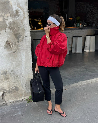 SOKYND Celeste High - Neck Jacket Coats & JacketsRedS