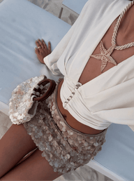 Dakota Sequin Beach Mini Skirt