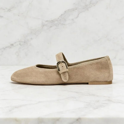 SOKYND Dunja Suede Ballet Flats Shoes37
