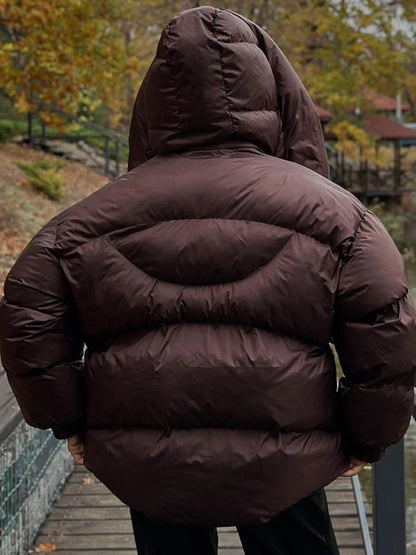 SOKYND Emilia Hooded Puffer Jacket JacketSOKYND-956119-BRO-XXL-28471BrownXXL