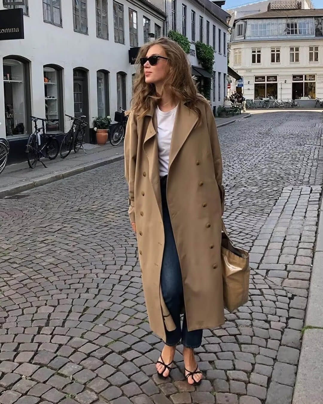 SOKYND Esther Classic Double Breasted Trench Coat CoatSOKYND-187735-BEI-M-65559BeigeM