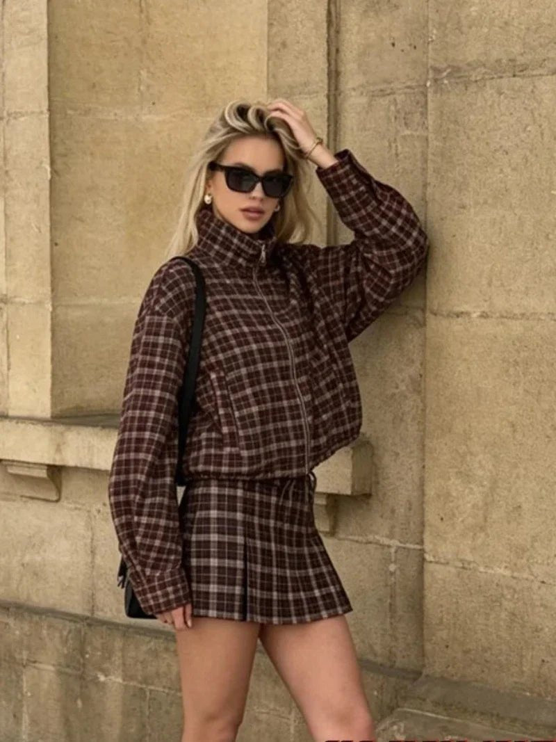 SOKYND Eva Checked Jacket & Skirt Set JacketSOKYND-588695-JAC-XS-95895Jacket OnlyXS